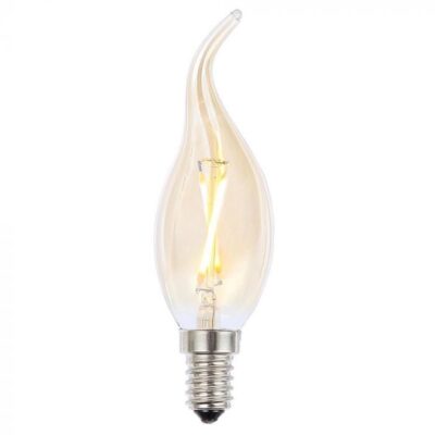 E14 LED CANDLE 4W CLEAR  NON DIM