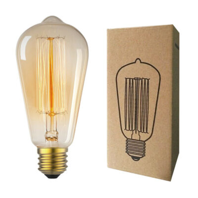 ST64 E27 CLEAR LAMP 2300K DIMMIBLE WARMWHITE
