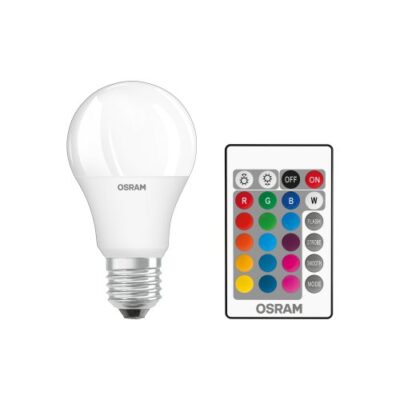 OSRAM E27 9W DIMMABLE RGB WITH ROMOTE