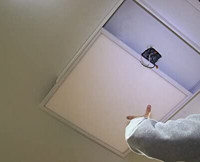LED Panel Surface Mounting Frame Box Kit For Ceiling Panel 600 x 600 White Body