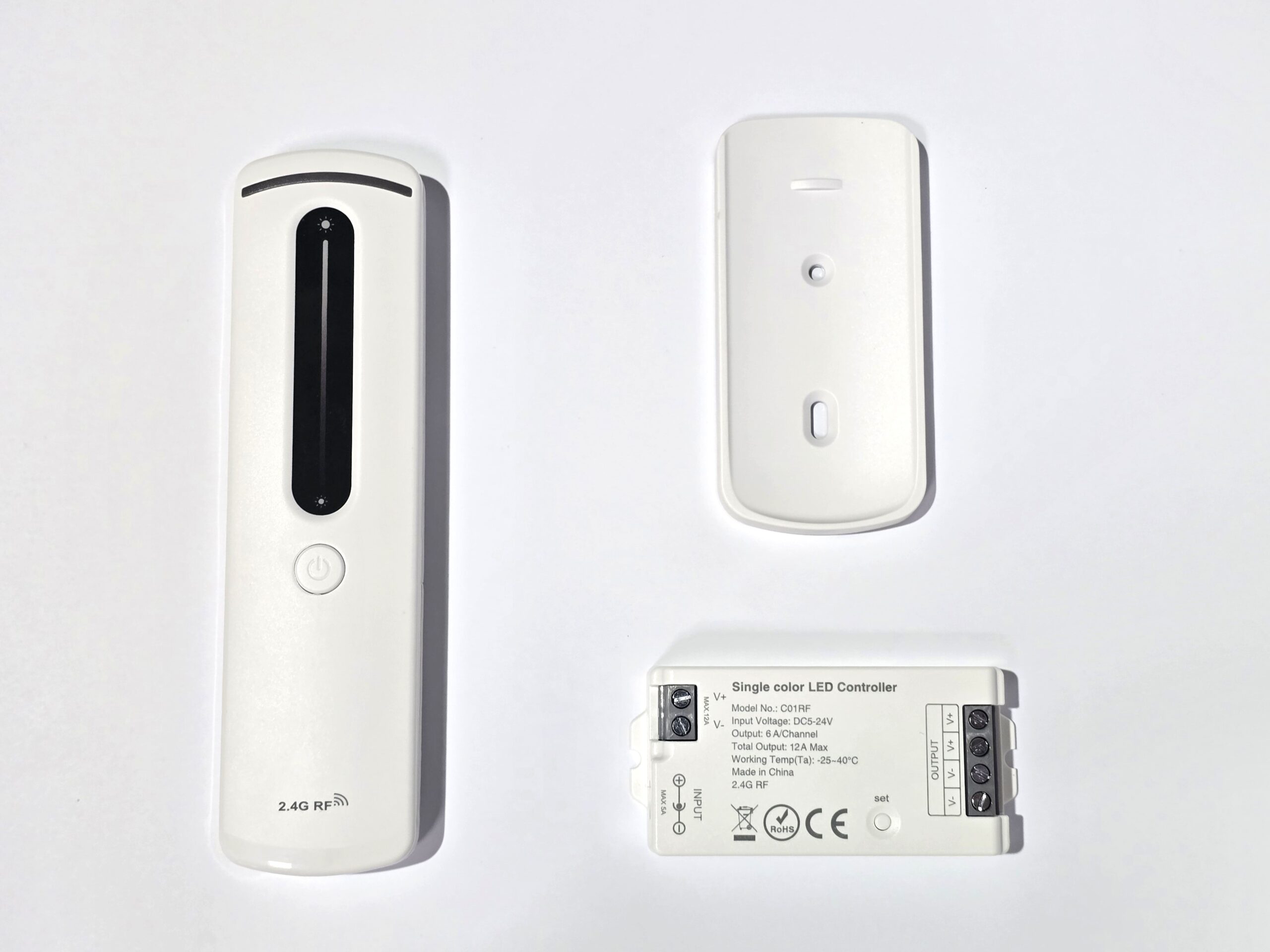 Magnetic LED Remote Control KIT RC07RF White 2.4GHz 5-24V 12A - Image 2